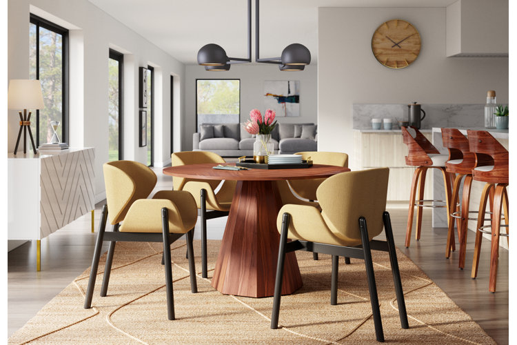 Wayfair mid century discount modern dining set